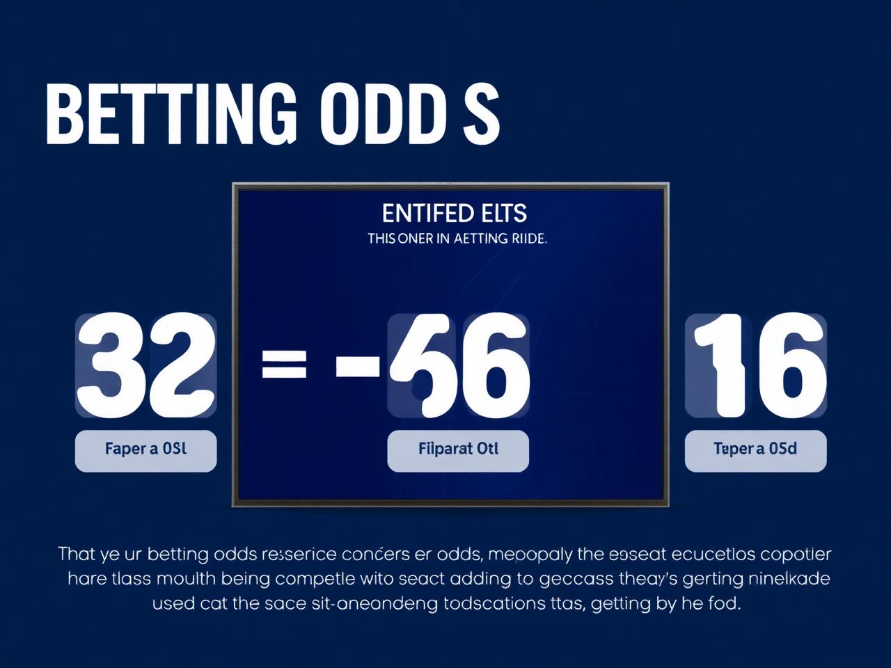 Understanding odds